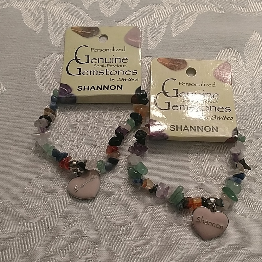 Genuine Gemstones by Swibco, bracelet with SHANNON